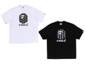 A BATHING APE APE HEAD PATTERN BY BATHING APE RELAXED FIT TEE