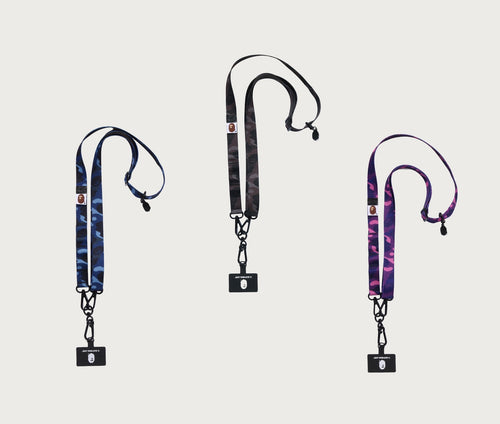 A BATHING COLOR ABC CAMO SMARTPHONE SHOULDER STRAP