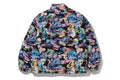 A BATHING APE ART CAMO REVERSIBLE DOWN JACKET