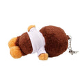 A BATHING APE Ladies' BABY MILO COLLEGE TEE PLUSH DOLL KEY CHAIN