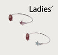 A BATHING APE Ladies' APE HEAD AND STA CRYSTAL STONE BRACELET