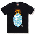 A BATHING APE Ladies' ABC LISA CAMO LISA ON APE HEAD TEE