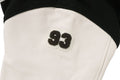 A BATHING APE EMBROIDERY VARSITY JACKET