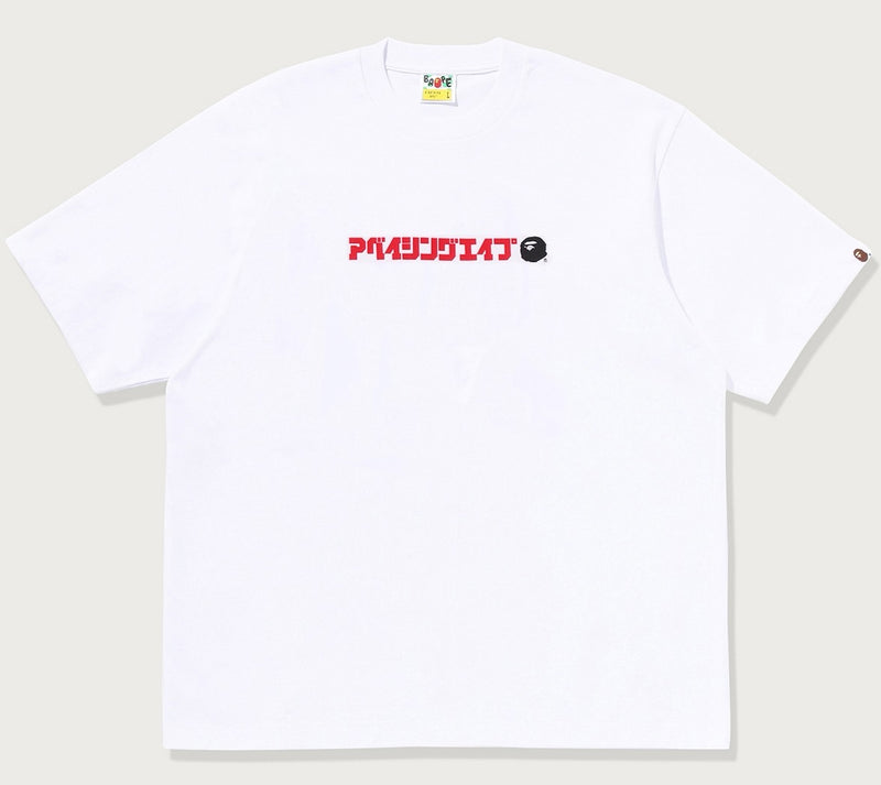 A BATHING APE A BATHING APE LOGO RELAXED FIT TEE