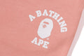 A BATHING APE Ladies' COLLEGE SWEAT SHORTS