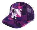 A BATHING APE COLOR CAMO NYC LOGO MESH CAP