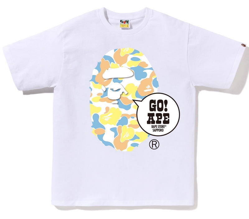 A BATHING APE BAPE STORE SAPPORO GO! APE TEE JAPAN Limited