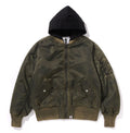 A BATHING APE NYLON MA-1 JACKET