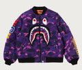 A BATHING APE COLOR CAMO SHARK MA-1 JACKET