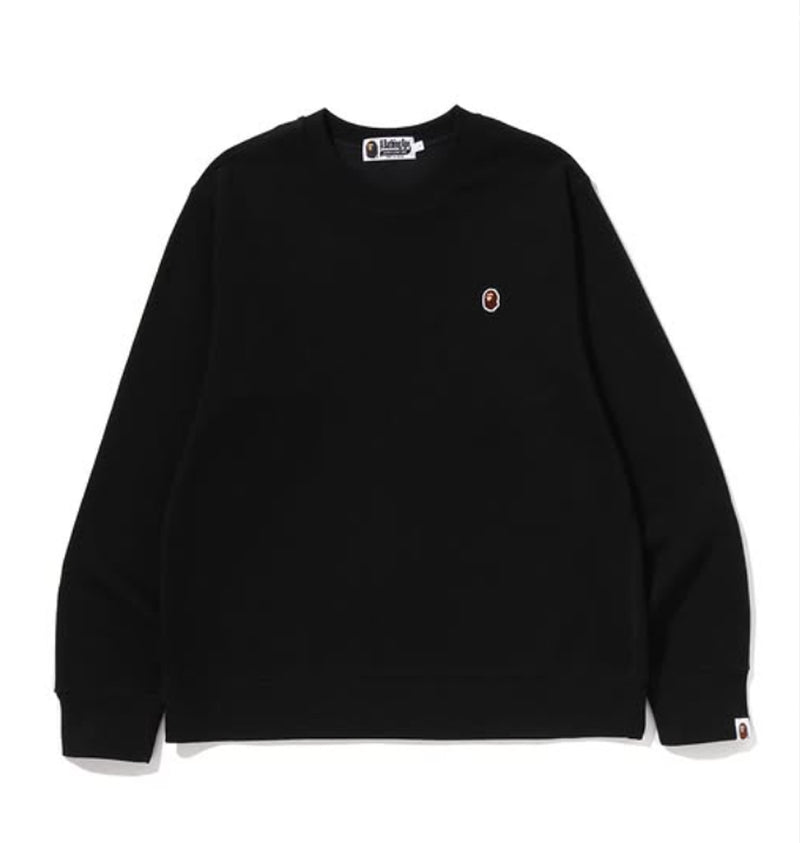 A BATHING APE ONE POINT REGULAR FIT CREWNECK SWEAT SHIRT