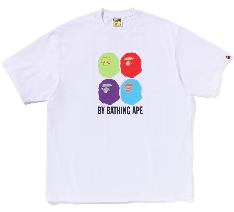 A BATHING APE MULTI APE HEAD BY BATHING APE TEE