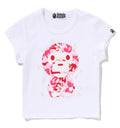 A BATHING APE Ladies' ABC SAKURA CAMO BABY MILO CROPPED TEE