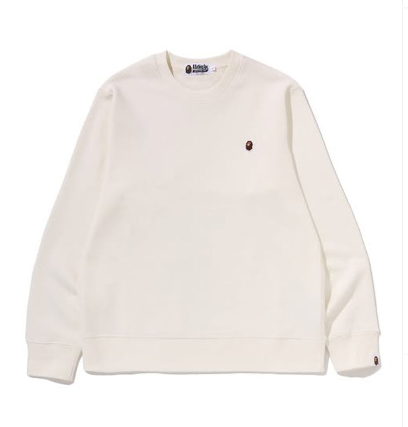 A BATHING APE ONE POINT REGULAR FIT CREWNECK SWEAT SHIRT - happyjagabee store