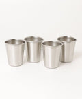 A BATHING APE BAPE KLEAN KANTEEN STEEL CUP 10oz 4 pcs SET