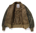 A BATHING APE NYLON MA-1 JACKET