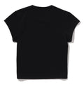 A BATHING APE Ladies' FAKE PRINT CROPPED TEE