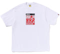 A BATHING APE BAPE STICKER GRAPHIC RELAXED FIT TEE