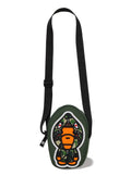 A BATHING APE BAPE KIDS ABC CAMO MILO SHARK SHOULDER BAG