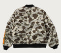 A BATHING APE COLOR CAMO SHARK MA-1 JACKET