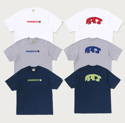 A BATHING APE A BATHING APE LOGO RELAXED FIT TEE