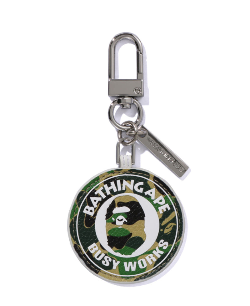 A BATHING APE ABC CAMO BUSY WORKS KEYCHAIN