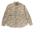 A BATHING APE BAPE BY KAZUKI KURAISHI DIGITAL COLOR CAMO LONG SLEEVES SHIRT