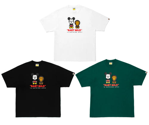 A BATHING APE BAPE x DISNEY MICKEY MOUSE BABY MILO RELAXED FIT TEE