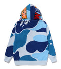 A BATHING APE MEGA ABC CAMO DOUBLE SHARK RELAXED FIT FULL ZIP HOODIE