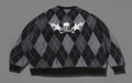 A BATHING APE BAPE x mastermind JAPAN ARGYLE CHECK MOHAIR KNIT