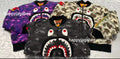 A BATHING APE COLOR CAMO SHARK MA-1 JACKET