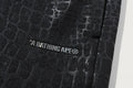 A BATHING APE CROC PATTERN LOGO RELAXED FIT SWEAT PANTS
