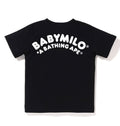 A BATHING APE BAPE KIDS MILO FACE TEE