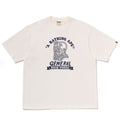 A BATHING APE APE GENERAL COLLEGE RELAXED FIT TEE