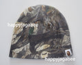 A BATHING APE TREE EDGE CAMO KNIT CAP