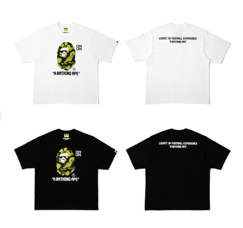 A BATHING APE BAPE x CR7 LIFE APE RELAXED FIT TEE