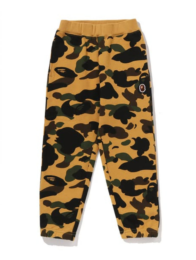 A BATHING APE BAPE KIDS 1ST CAMO ONE POINT SWEAT PANTS - happyjagabee store