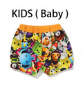 A BATHING APE BAPE KIDS 3D MILO ALL FRIENDS BABY SHORTS