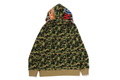 A BATHING APE ABC CAMO DOUBLE SHARK FULL ZIP HOODIE