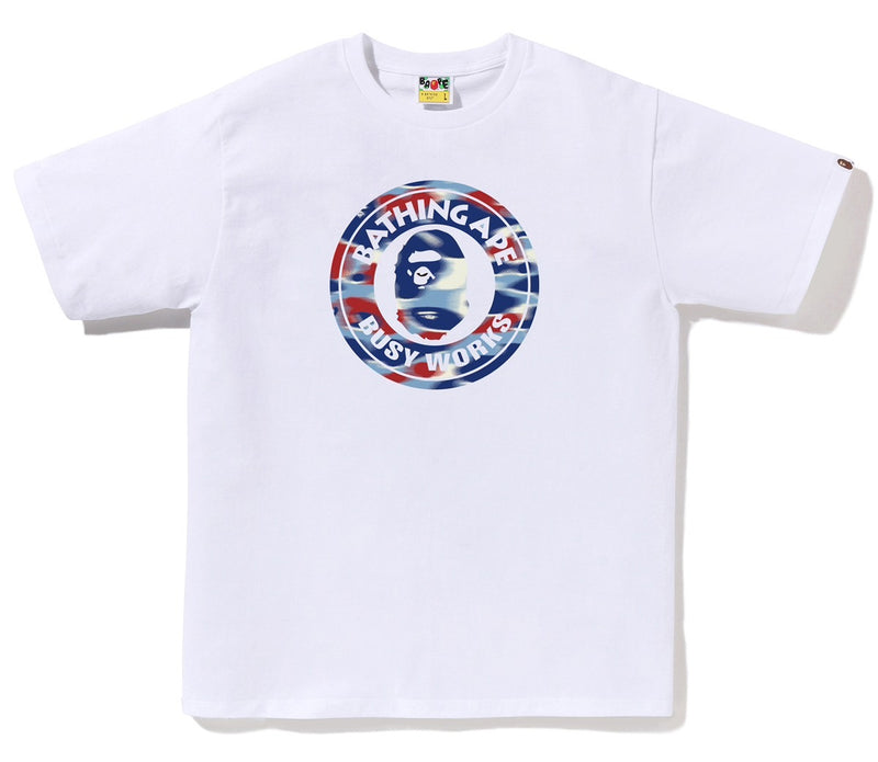 A BATHING APE SCREEN CAMO BUSY WORKS TEE