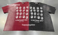 A BATHING APE BLEECHED MULTI APE HEAD LOGO RELAXED FIT TEE