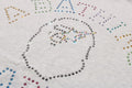A BATHING APE RHINESTONE COLLEGE RELAXED FIT TEE