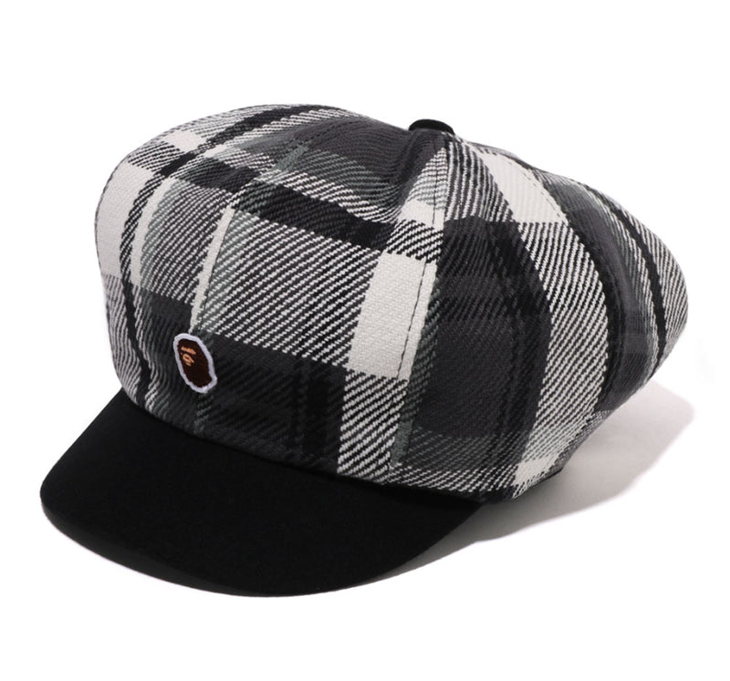 A BATHING APE BAPE KIDS BAPE CHECK APE HEAD ONE POINT CSKET