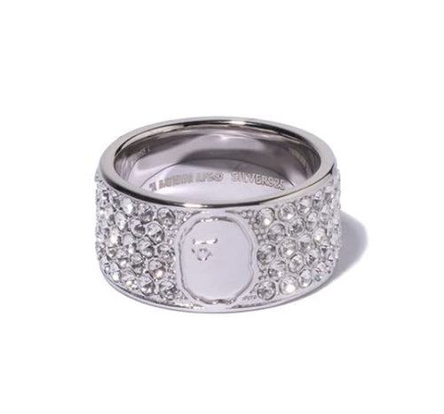 A BATHING APE APE HEAD LOGO RING