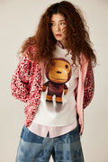 A BATHING APE Ladies' STANDING MILO PHOTO TEE