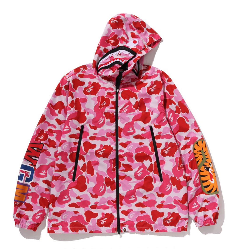 A BATHING APE ABC CAMO SHARK HOODIE JACKET