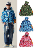 A BATHING APE ABC CAMO SHARK HOODIE JACKET