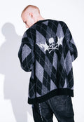 A BATHING APE BAPE x mastermind JAPAN ARGYLE CHECK MOHAIR KNIT