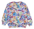 A BATHING APE Ladies' ART CAMO APE HEAD RELAXED FIT CREWNECK SWEAT SHIRT