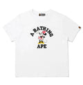 A BATHING APE BAPE x DISNEY MINNIE MOUSE COLLEGE TEE