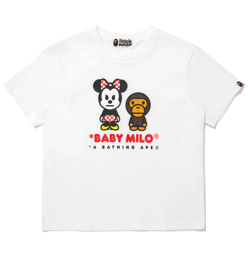 A BATHING APE BAPE x DISNEY MINNIE MOUSE BABY MILO TEE
